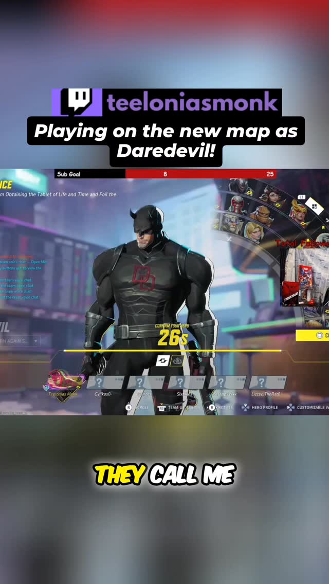 Playing on new map "Lower Manhattan" as Daredevil!
Anyone that knows me knows that DD is one of my favorite street level characters next to Spider-Man. I really like this map a lot because it has elements from the Devil's Reign story where Fisk is mayor and DD leads a resistance against him! Daredevil Born Again Season 2 is also adapting the story!
#daredevil #marvel #marvelrivals #streamer #videogames