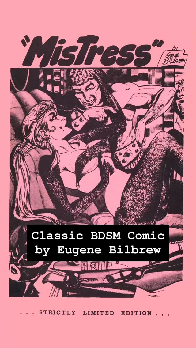 Vasta Editions Eros Series #9: Mistress. A facsimile of the 1950s Fetish comic illustrated by the legendary Gene Bilbrew. Available on BigCartel and eBay. Link in Bio.