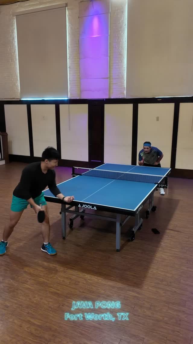 🏓Tu vs Nick 🏓 JAVA PONG Table Tennis Club #javapong #tabletennis #fortworth #pingpong #joola