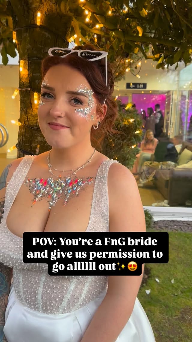 ✨POV✨ You’re a FnG bride and give us permission to go allll out🙌
We work with our couples before their wedding and ask for any inspo to ensure we create their perfect design on their wedding day🥰
Our lovely bride Antonia let us go alllll out with her glitz and doesn’t she look GORGEOUS!✨
.
.
#glitterbarnorfolk #norfolkbride #glitterbride