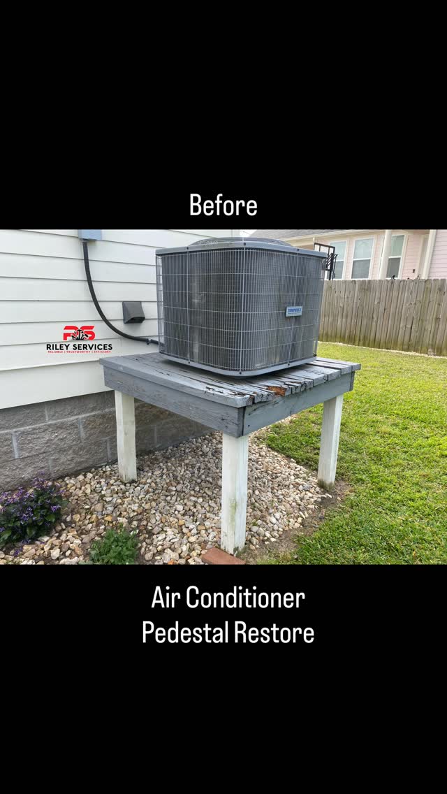 Repaired this AC pedestal and got everything sitting strong, level, and ready to handle the heat. No more wobble, no more worry—just solid work that lasts.
If your unit’s looking a little shaky, you know who to call. 💪 #Handyman #ACRepair #HomeMaintenance #StayCool