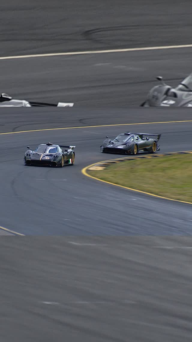 oh it's just two paganis chasing each other in competition at WTAC 2025 👀