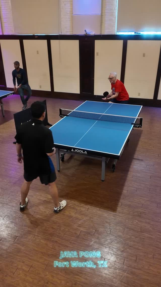 💥 JJ vs Brad 🏓 JAVA PONG Table Tennis Club #javapong #tabletennis #fortworth #pingpong #joola