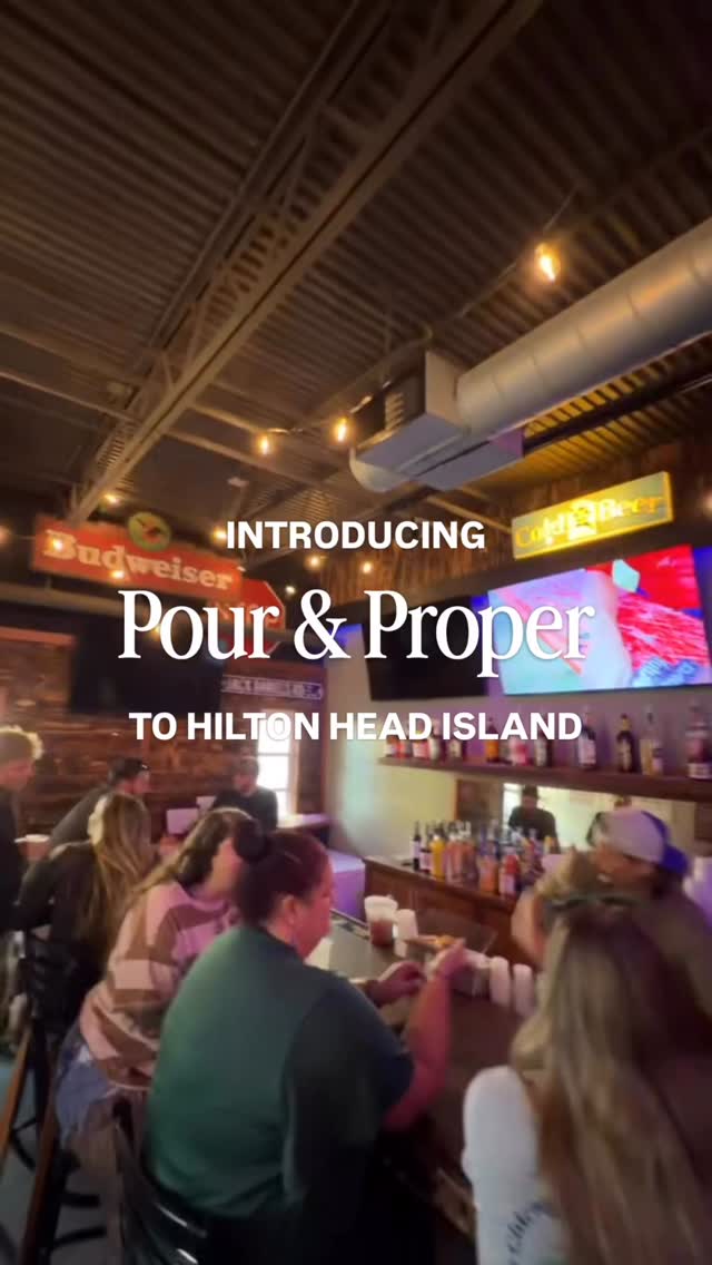 New spot. Same island… but better nights. 🥃 This is your sign to go out this week!
Welcome to your new go-to bar @pourandproperhhi 🍸✨
#latenights #newbar #lowcountryliving #hiltonheadlatenight #hiltonheadislandsc