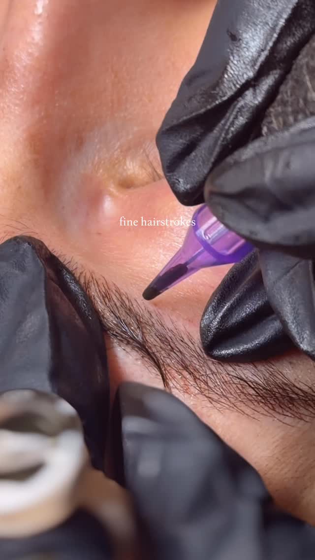 #nanobrows #pmu #hairstroke #semipermanentmakeup #microblading