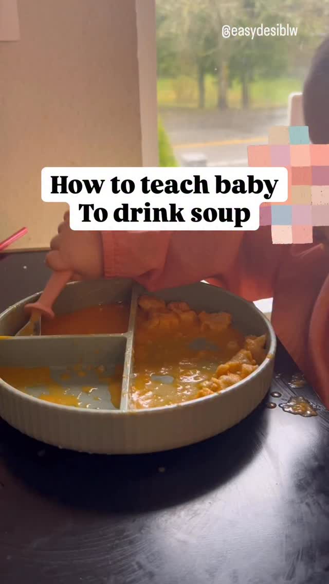 How to Teach Your Baby to Scoop (Dal, Soup, Purees) 🥣👶
I get this question almost every day:
“How do I teach my baby to eat dal or soup without making a mess?”
The answer is simple.
👉 You let them practice.
Most parents don’t offer soupy foods because they’re worried about spills.
But here’s the logic🔽
If you don’t offer it…
how will they ever learn?
Eating soupy foods is a skill — just like:
• Walking
• Talking
• Writing
• Using a spoon
And every skill improves with:
👉 Practice
👉 Repetition
👉 Exposure
So what can you do?
You don’t need to serve soup every day.
But try this:
• Offer soupy foods 2–3 times a week
• Vary consistencies (dal, thin purees, soups)
• Stay mentally prepared for the mess
A simple trick that works really well 🔽
Pair soups with dippable foods:
• Bread
• Cheela
• Pancakes
• Patties
This helps babies:
• Learn how to scoop
• Practice hand-to-mouth coordination
• Build confidence with textures
And this matters — especially in Indian households 🔽
Our diets include a lot of:
• Dal
• Khichdi
• Chutneys
• Soupy curries
So this is a lifelong skill your child needs to develop.
You’ll be surprised — with consistent exposure, most babies improve within just a few months.
Because feeding works best with consistency over perfection, not avoiding the mess.
✅Save this if you’ve been avoiding soups or dal at mealtimes
✅If you need help with picky eating, texture progression, or moving beyond purées, DM me for 1:1 support — I create personalized plans (with 2–4 week meal plans) to help you feel confident
#babyfeedingtips #startingsolids #babyledweaning #selffeeding #toddlermeals indianbabyfood feedingbabies picky eater textureprogression consistencyoverperfection
