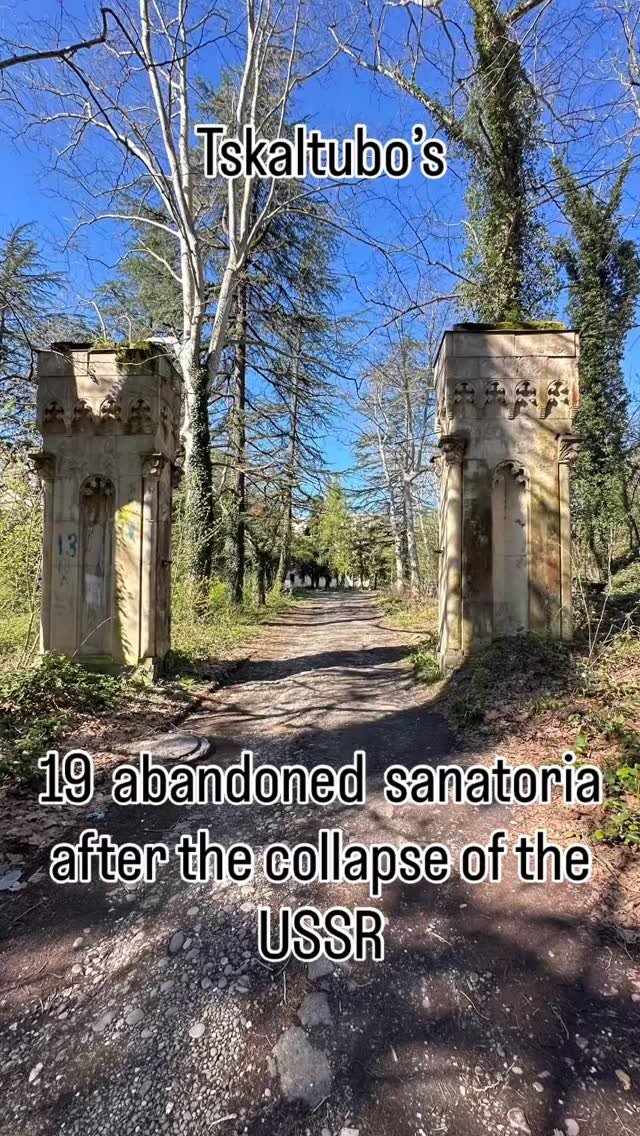 They were built in the 1950’s as Spa retreats for Soviet workers as a reward for their hard work. The quality of the materials and workmanship was impressive and very lavish.