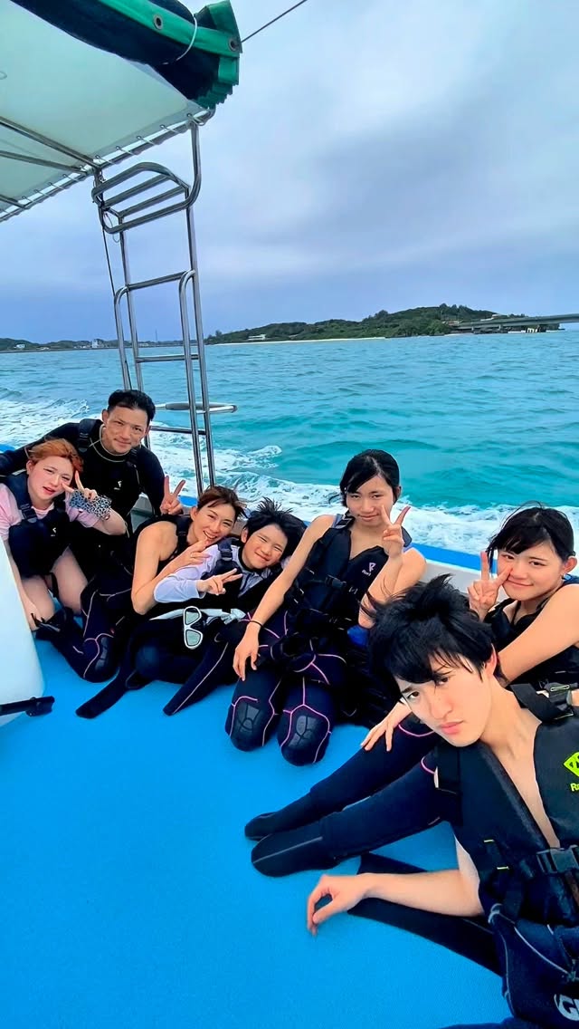 家族旅行でヤビジ✌️
#ヤビジツアーマーリン
#沖縄 #宮古島 #八重干瀬 #ヤビジ