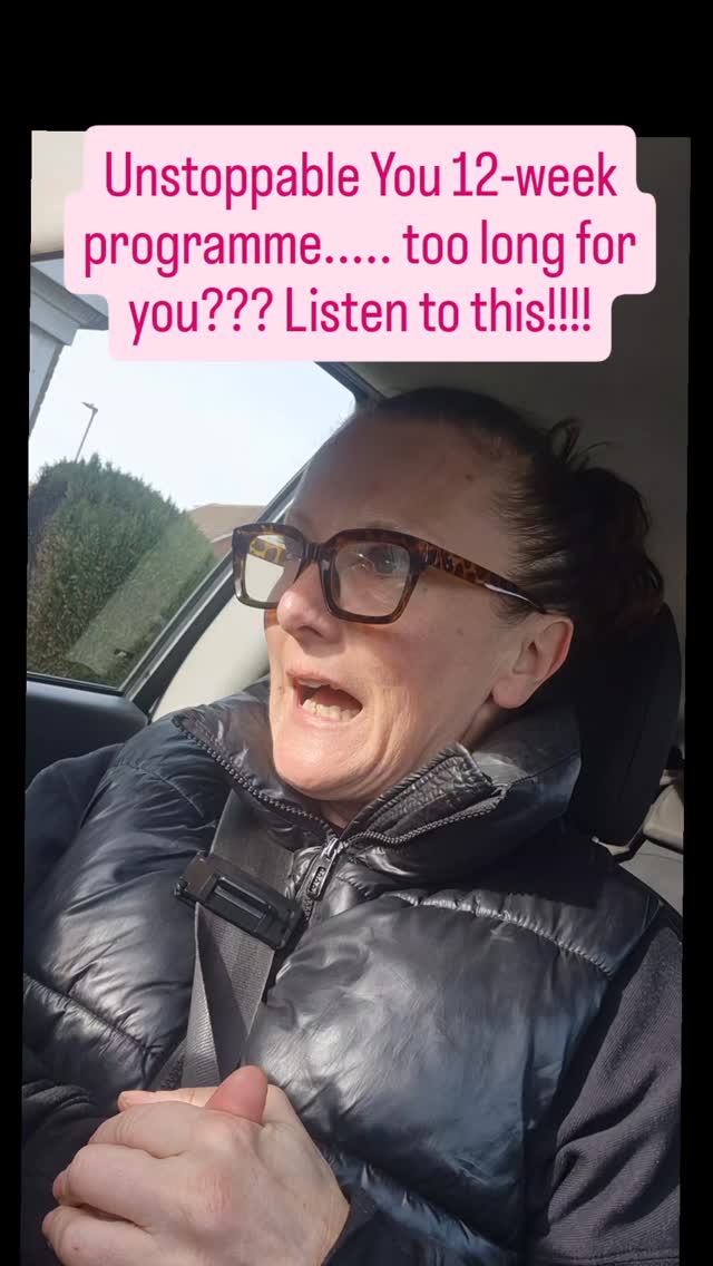 ‼️UNSTOPPABLE YOU 12 week programme ‼️
12 weeks feels too long?
Then don’t commit to 12.!!!!
Start with 4.!!!!
That’s it.!!!!
No overthinking.
No pressure.
No excuses.
Just get started.
👉 Unstoppable You – starts Monday
Message me UNSTOPPABLE...NOW!!!