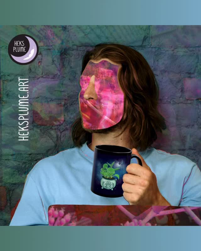 Comes in two sizes! 11oz ($15) for your midnight sleepy time tea or 15oz ($20) for your daily coffee sipper.
Get your warm bevy in whimsical cozy comfort with your very own black ceramic Beetle Cauldron Mug.
#mug #cozy #whimsy #beetle #plants