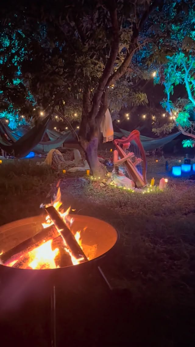 Join our next Hammock Sound Bath in the Forest at a hiden gem in North Miami on Saturday April 25, in collaboration with @healing_heroes_non_profit & @1000palmshideout