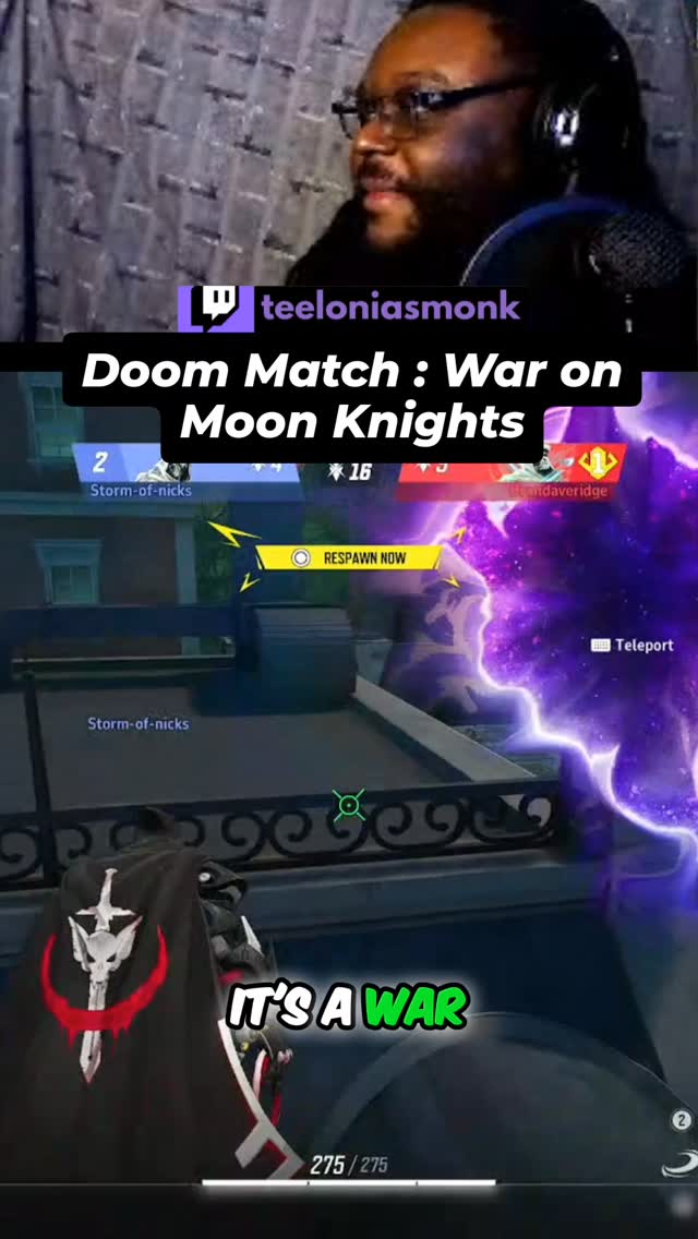 It's a war on Moon Knights! They have been taking us out from afar and we decided to team up to teach them a lesson.
Betrayal lurks in the corner though 😂
#marvelrivals #moonknight #marvel #gamer #streamer