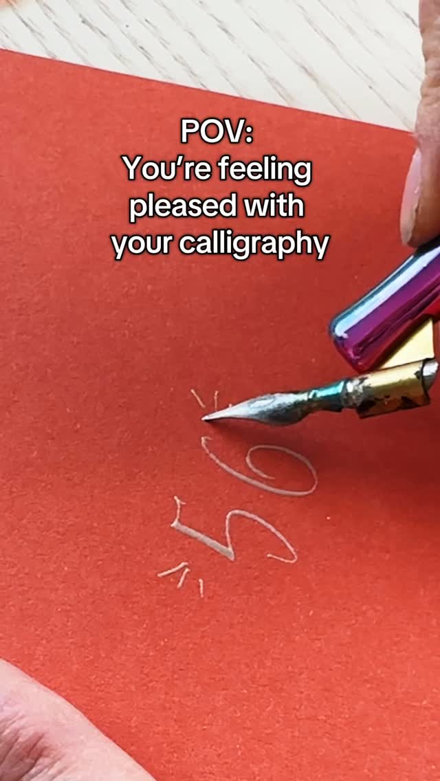That moment when your nib has other plans… 🫠
But don’t panic because a quick dab with a tissue can lift the ink and save the piece. No rubbing, just a gentle touch ✨
Most calligraphy “mistakes” are fixable .
#calligraphy #calligraphytips #moderncalligraphy