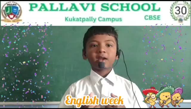 We're thrilled to share that our English Week celebrations have kicked off successfully at PMS Kukatpally!