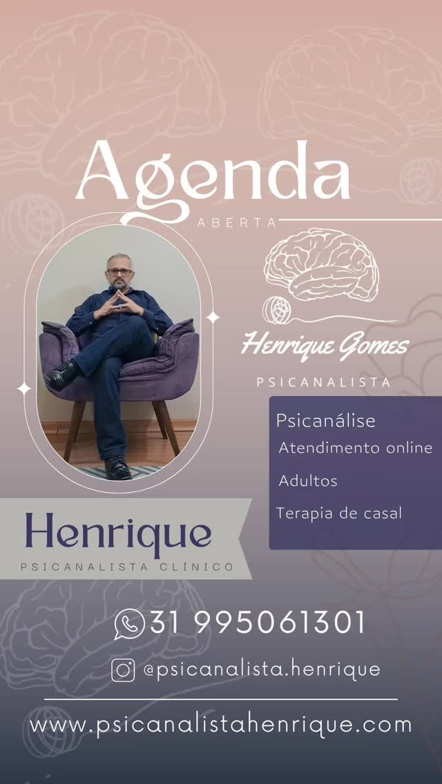 Comece seu processo terapêutico e entenda melhor a sua história e quem você é agora.
#terapia #saudemental #psicanalista #psicanálise