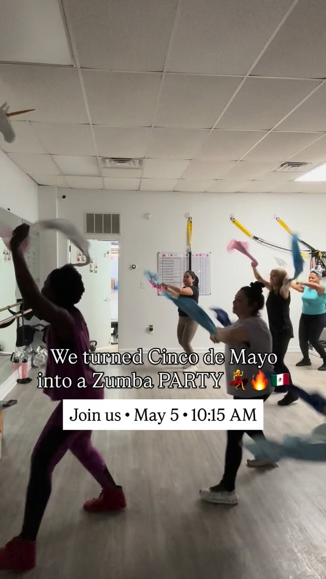Cinco de Mayo Zumba = PARTY MODE 💃🇲🇽🔥
🗓 May 5 • 10:15 AM
🎟 Book now via the K-Fit app
Wear: Red,White,Green