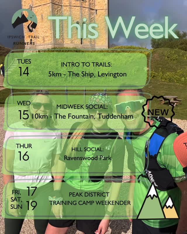 This weekend, ITR are heading to the Peak District!
#runclub #ipswichtrailrunners #trailrunning