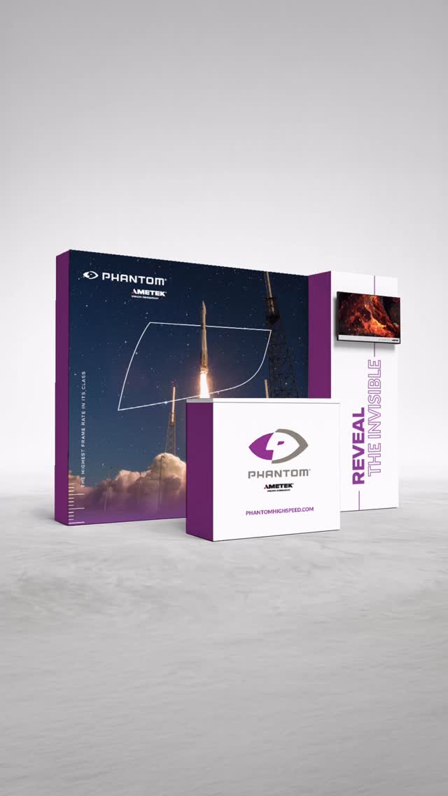 Our team had the opportunity to build a full trade show toolkit for the leaders in slow-motion imaging — Phantom High Speed.
After a quick discovery call with their sales team and a brand audit, we expanded their visual system to better reflect their ahead-of-the-curve technology – and we began creating their trade show experience.
From an eye-catching booth and bold banners to strategic giveaways (tees, hats, stickers, camera calibration rulers, and more), every piece was designed to attract attention, drive leads, and strengthen brand presence on the show floor.
Client: Ametek - Phantom High Speed
Creative Direction/Design: @the_chris_lott
Design/Illustration: @jtm_now
Copy + Messaging: @laurabethgabriel