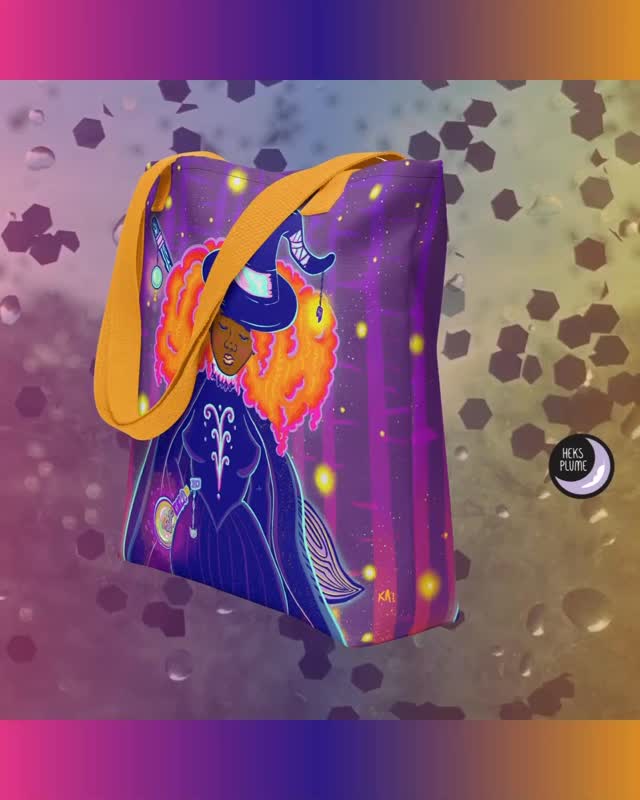 Oooohhh new product drop.
The Wanderer | Tote is ready for you to tuck your towel and sunglasses in for a trip to the pool or if you’re feeling adventurous, the beach!
The handle is this really warm yellow that balances out so well with her hair.
Anyways heksplume.art under fantasy, apparel, and printed items!
#totebags #magical #witchy #originalcharacter #illustration