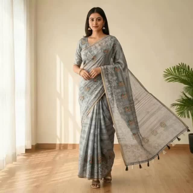 Sakhishrungar present linen cotton saree salt, fabric, reasonable rate, summer special collection#sakhishrungar #sareelover #onlineshop #perfectsaree #summertime