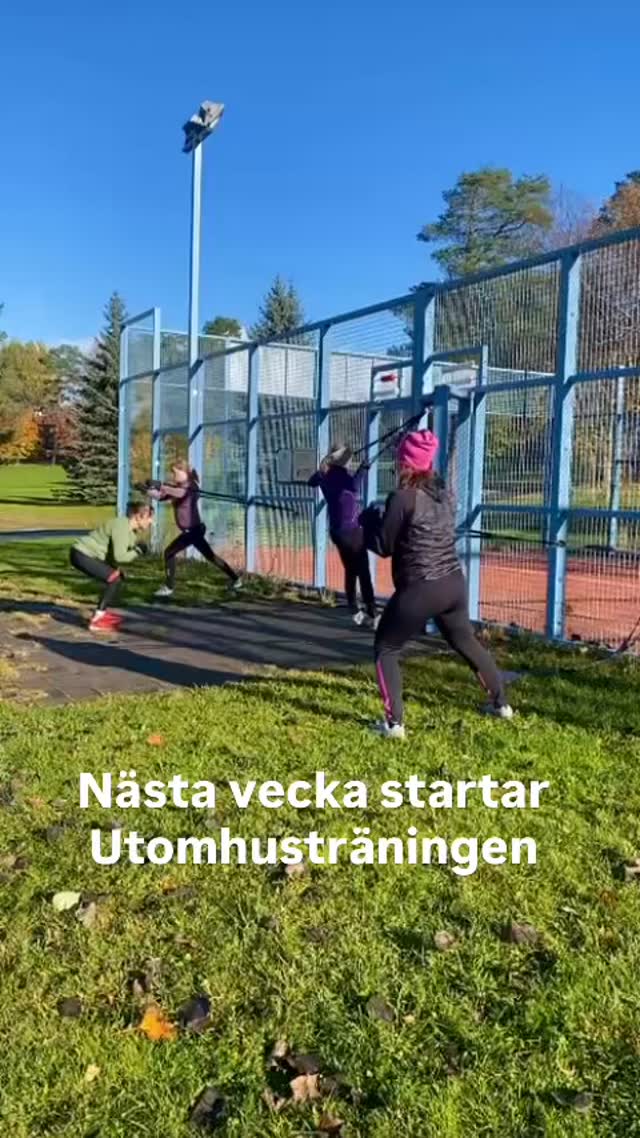 Nästa vecka startar Utomhusträningen med Liv - perfekt för dig som gillar att vara utomhus och få träningen gjord på lunchrasten😀
Anmälan till liv@studioostersund.com