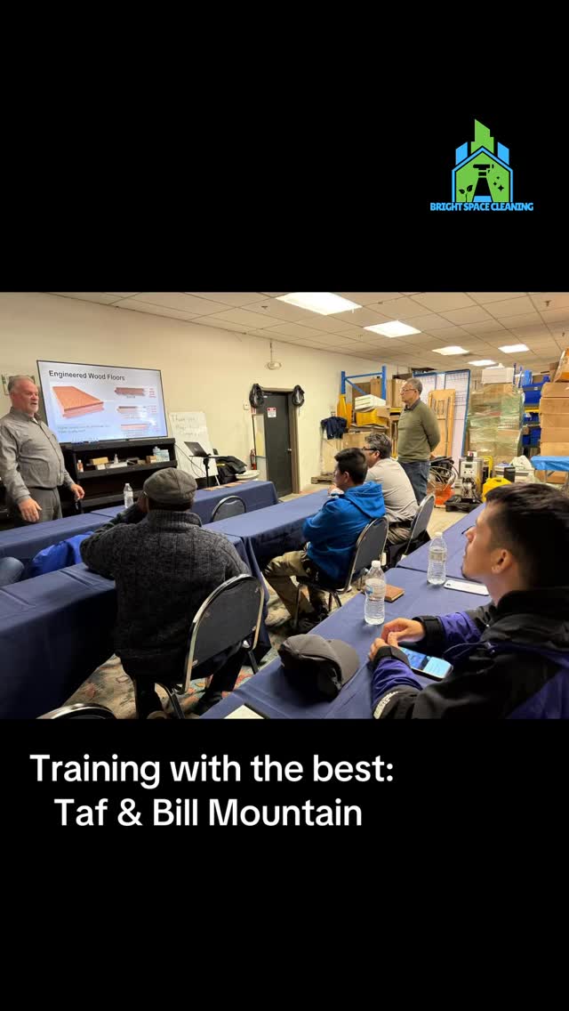 Training with the best: Taf & Bill Mountain. Investing in our team to deliver a higher level of service for our clients. @baigtaf
#BrightSpaceCleaning #magicwandcompany #NYCCleaning #CommercialCleaning #TeamTraining