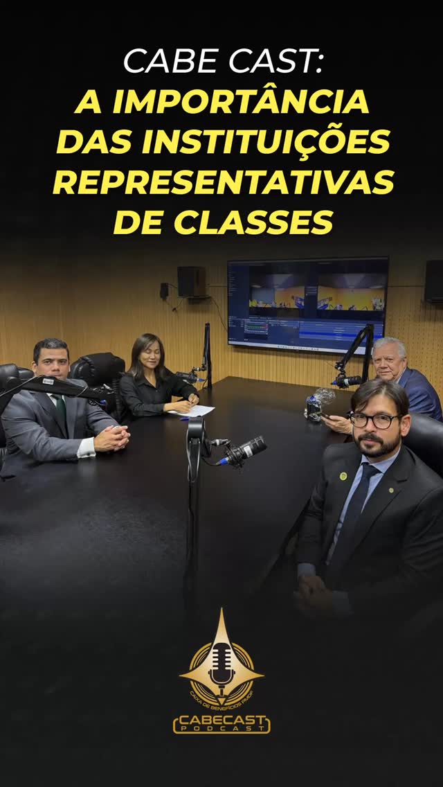 CABE CAST: A importância das instituições representativas de classes
Confira mais um episódio do CABE CAST , em que a Presidente da CABE, coronel Maria Costa conversou com representantes do Conselho Executivo da Frente Parlamentar de Segurança Pública do Congresso Nacional.
Link do nosso canal no YouTube, CABEPMDF na bio