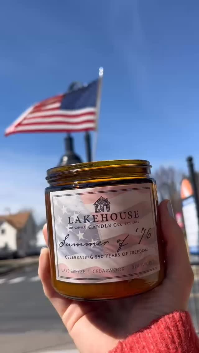 Pre-ordering now for Summer of ‘76 - Celebrating 250 years of freedom 🇺🇸
Scent breakdown ➡️ Lake Breeze | Cedarwood | Driftwood
Click the link in our bio to pre-order!
#summer76 #madeinmn #freedom #lakehousecandleco
