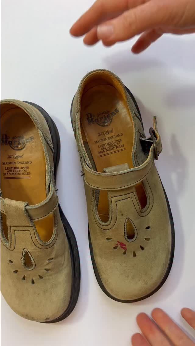 Giving these @drmartensofficial Mary Janes a whole new life ✨
Reworked by Maker Tessa A, this pair has been carefully restored and recoloured.
Because the best pieces in your wardrobe aren’t the newest…they’re the ones you keep wearing ❤️
#theseamfixedit #shoerepair #lovedclotheslast #leatherrestoration #makers