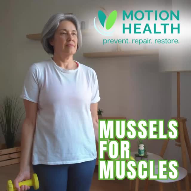 Starting as early as your 30s, muscle mass naturally begins to decline.
It’s not just about strength.
Muscle is one of the most important systems in your body as you age.
Why muscle matters more than ever:
• Supports balance and reduces risk of falls
• Protects joints and keeps you mobile
• Drives metabolism and healthy weight management
• Helps regulate blood sugar and energy
• Maintains independence and quality of life
The challenge?
As we age, inflammation increases, and accelerates muscle breakdown.
Motion Health isn’t just another omega-3. Green Lipped Mussel contains ETA, a rare fatty acid that helps regulate the body’s inflammatory response at its source.
ETA helps to rebalance the body’s response rather than simply suppress the symptoms.
What that means for you:
• Helps protect muscle from age-related breakdown
• Supports recovery after activity or exercise
• Promotes mobility so you can stay consistent
• Helps you maintain strength over time!
Ask us today!
#aging #musselsformuscles #ageisjustnumber #motionhealth #60isthenew40