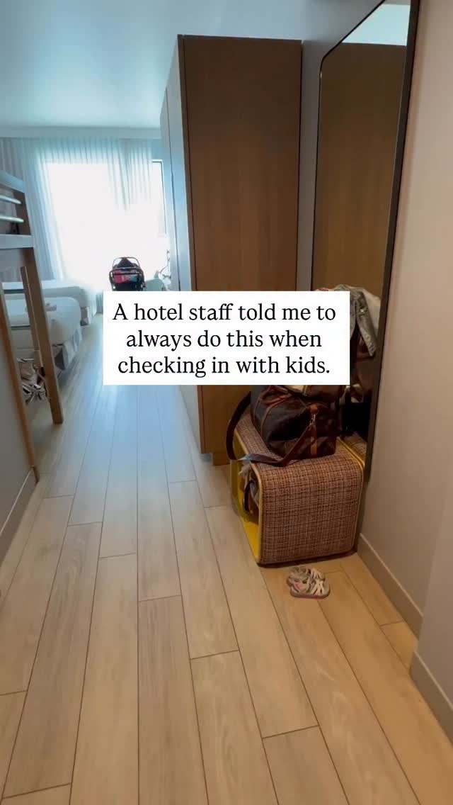 The first thing I do before my kids even touch a single thing in the hotel room 👇
Most parents start unpacking the moment they walk in. I do a full 5-minute safety sweep first and it has saved us SO many times 😅
Here is exactly what I check 👇
🔌 Every outlet, sharp corner, and balcony lock. If it can be reached, I check it
🚫 Anything within toddler reach that should not be there gets moved immediately
🌡️ Room temp set to 68°F BEFORE they walk in. Trust me, skip this and you will regret it 😂
🛏️ Ask for a crib or extra floor padding if you need it. Hotels ALWAYS have it, just ask
✅ Five minutes and the room works FOR us instead of against us
This is the difference between a relaxing hotel stay with kids and a stressful one 🙏
Save this before your next family trip 📌 and drop your best hotel hack below 👇
#travelmomwithkids #traveltips #hoteltravel