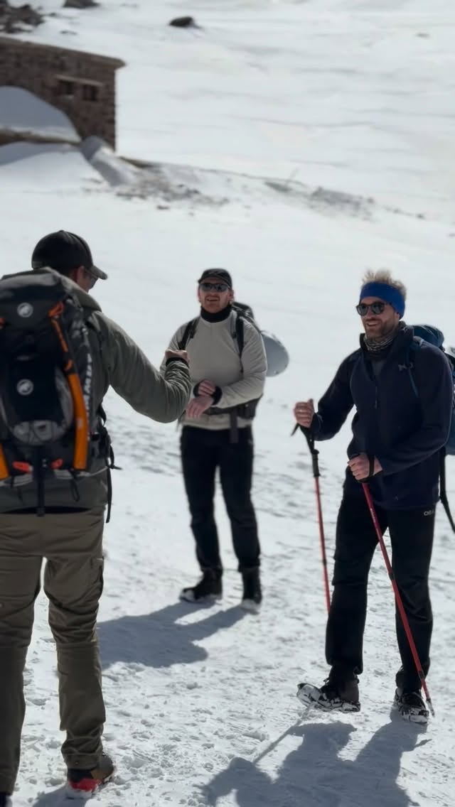 Day 3 Winter Toubkal expedition. Refuge at 3200m.
#MountToubkal #WinterExpedition #AtlasMountains #WildAxisExpeditions