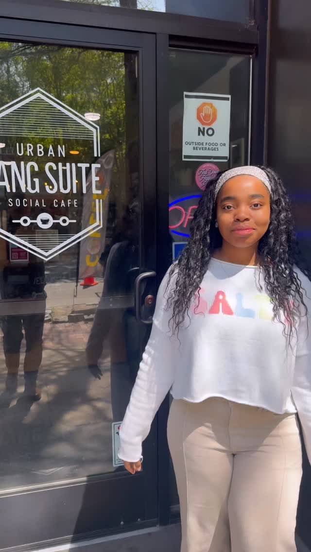 POV: the artist seeing it all come together ✨
Niyah McGee-Hawkins in her element… and yeah, it hits different in person.
On view through May. Don’t just scroll past it — come feel it and connect with the artist this Friday, April 17th.
#urbanhangsuite #RVAArts #ArtReel #BlackArtMatters #RichmondVa