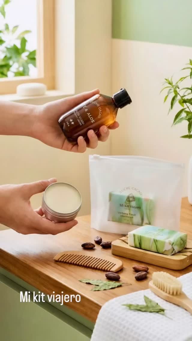 Te presento mi kit viajero: práctico, natural y pensado para consentir tu piel en cada momento 🤍
💧 Jabón líquido en gel con aloe vera biodegradable
🧼 Jabón en barra con aroma a verbena
🌱 Ambos con aceite esencial de verbena
🧴 Crema sólida hidratante para manos y cuerpo
♻️ Bolsita reutilizable, perfecta para llevarlo todo contigo
Ideal para escapadas, regalar o simplemente hacer de tu rutina un ritual especial ✨
¿A dónde te lo llevarías tú? 🌍
#KitViajero #CuidadoNatural #AloeVera #Verbena #SkincareArtesanal RutinaConsciente ViajaLigero