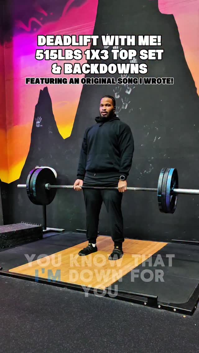 Deadlift With Me Featuring An Original Song I Wrote!
515lbs 1x3
495lbs 2x4
475lbs 2x5
🔸️🔸️🔸️
(NASM- CPT/CNC/BCS/VCS)
ONLINE & IN PERSON TRAINING/PROGRAMMING AVAILABLE‼️
#fitness #Deadlift #ADFitness