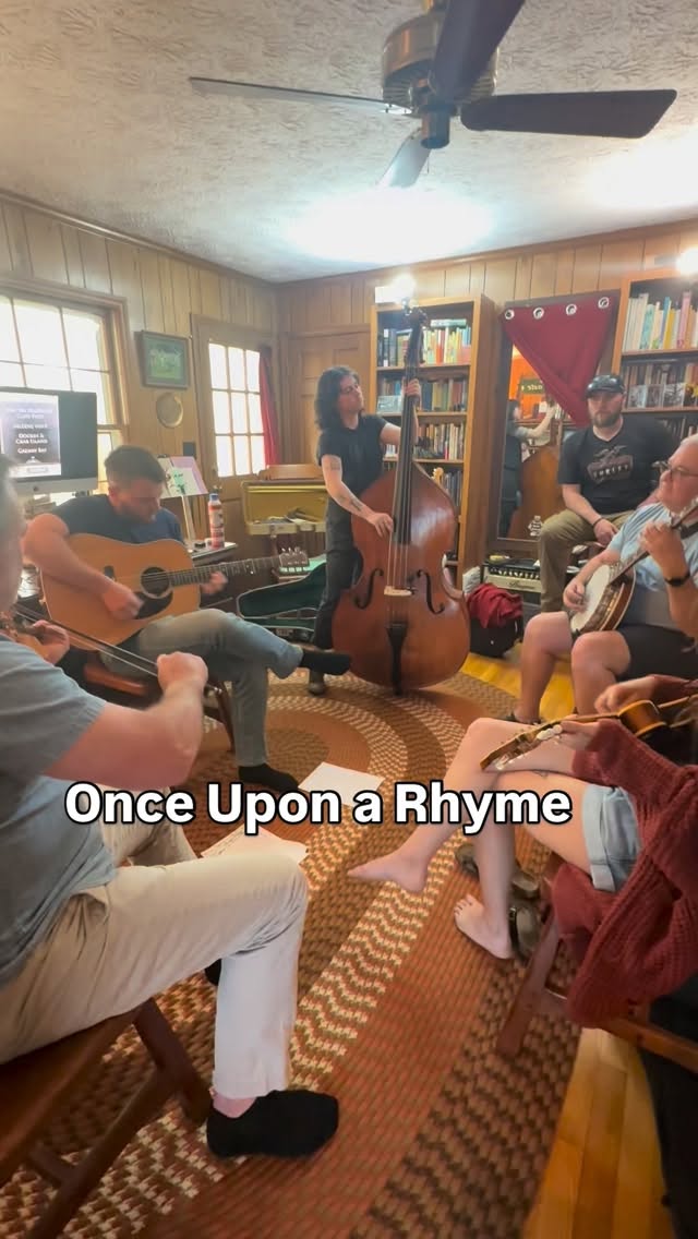 Rehearsing for @stationinnnashville THIS Thursday, April 16. Can’t wait to see our TN friends and Nashville neighbors for an evening of bluegrass, stories, and fun.
New album, Love Songs, Torch, & Bluegrass, produced by @aldridgedarin drops next month.
@mountainfevermusic @ibmasongwriter @hoperiverentertainment @jenlbrooke
#bluegrassmusic #singersongwriter #livebluegrassmusic #lovesongstorchandbluegrass
🎶: “Once Upon a Rhyme” written by @mike_mitchell_music and @jeffwalter