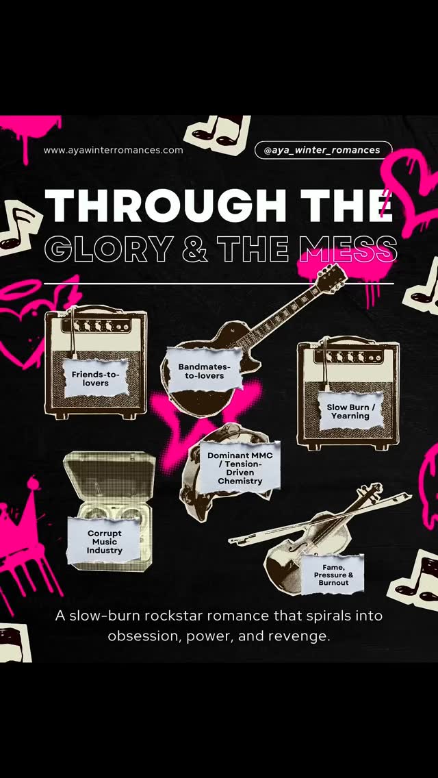 Bandmates. Best friends.
Years of tension.
One line they were never supposed to cross.
🎸 Friends-to-lovers
🔥 Obsessed MMC
💔 Slow burn yearning
⚡ Fame & fallout
Through the Glory and the Mess on KU and Amazon now. #rockstarromance #hartgravetellers #bookstagram #spicybookstagram #romancebookstagram