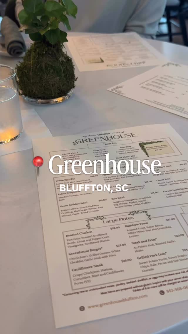 New spot, same Lowcountry charm. 🌿✨ If you haven’t made it to @greenhousebluffton yet… consider this your sign.
From the atmosphere to the menu, it’s giving date night, girls night, and everything in between!
#lowcountryliving #blufftonrealestate #hiltonheadrealestate #newrestaurant #localrestaurant