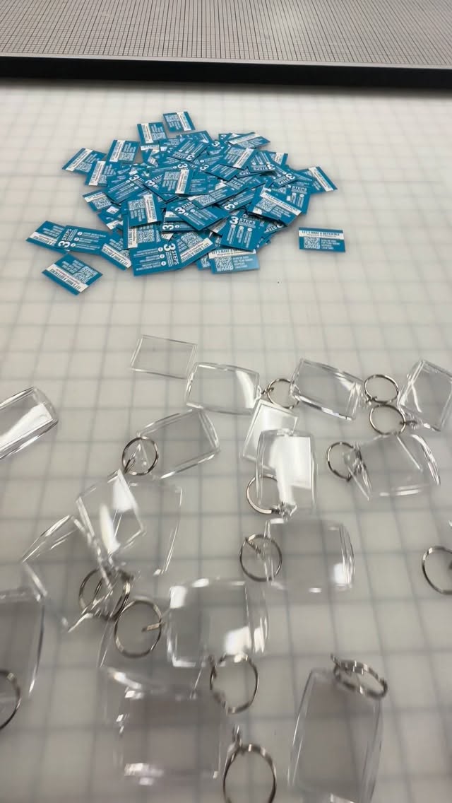 Had some fun making these keychains for a client.
Always appreciate the opportunity to bring ideas to life.
#Grateful #CustomWork #Keychains #SmallBusiness #MadeWithCare AppreciateTheSupport KeepCreating SupportLocal