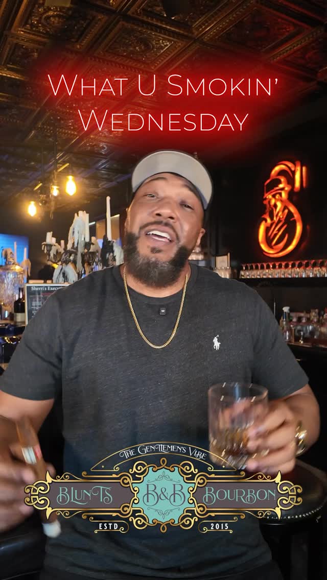 Come join us for #WhatUSmokin #Wednesday at @sherrislounge as we enjoy @henryclaycigars paired with something exquisite 🌬️💨💨💨🥃🤌🏾
@saxmancnote will be setting the vibes on his #sax 🎷
@iamhypocrace and @giexsantana will be in the building to get you signed up for open mic 🎤
We live at 6pm, see you soon #PSSITA