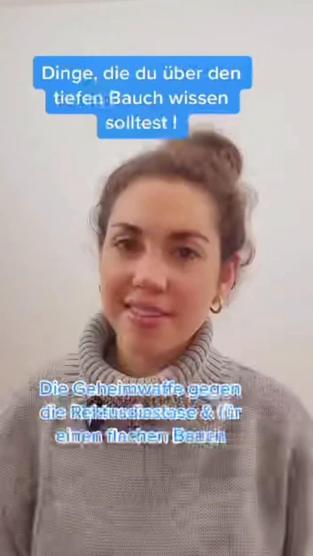 Das besondere an unserem tiefen Bauchmuskel? Genau das erkläre ich dir in meinem Video! Nicht nur interessant bei Rektusdiastase!