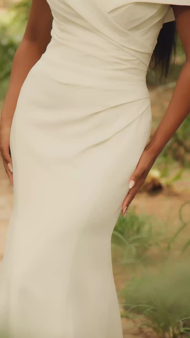 Because the right dress doesn’t just fit… it transforms