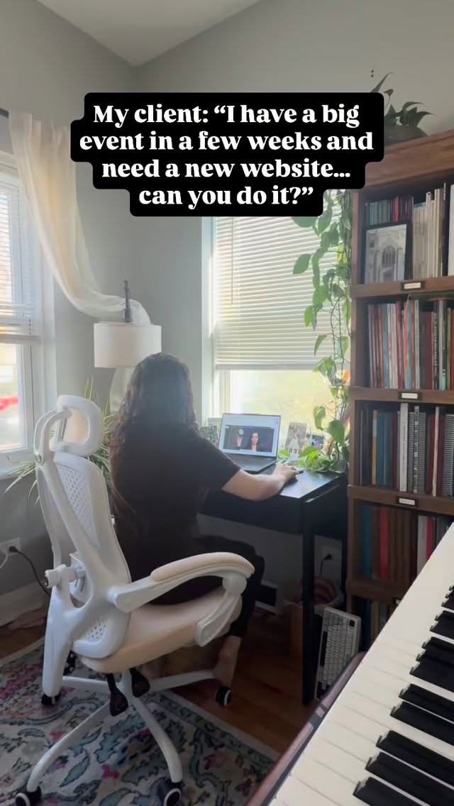 🚗 Yes, we do rush jobs! 🚗
Folks with summer festivals, there’s still enough time to get a new site up and running by opening night! DM us or reach out at the 🔗 in bio to get started.
#customwebsitedesign #wixpartner #artistwebsites #websitesformusicians #womanownedsmallbusiness