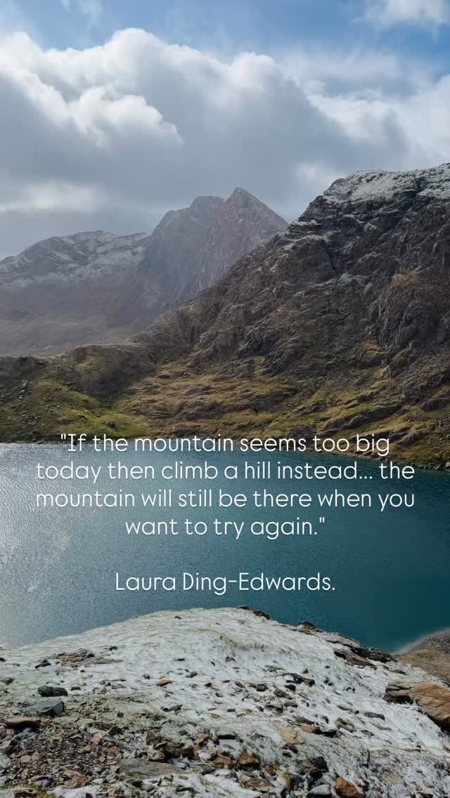 Take grief one step at a time
“If the mountain seems too big today then climb a hill instead... the mountain will still be there when you want to try again.” — Laura Ding-Edwards.
#grief #griefjourney #griefislove #griefandloss