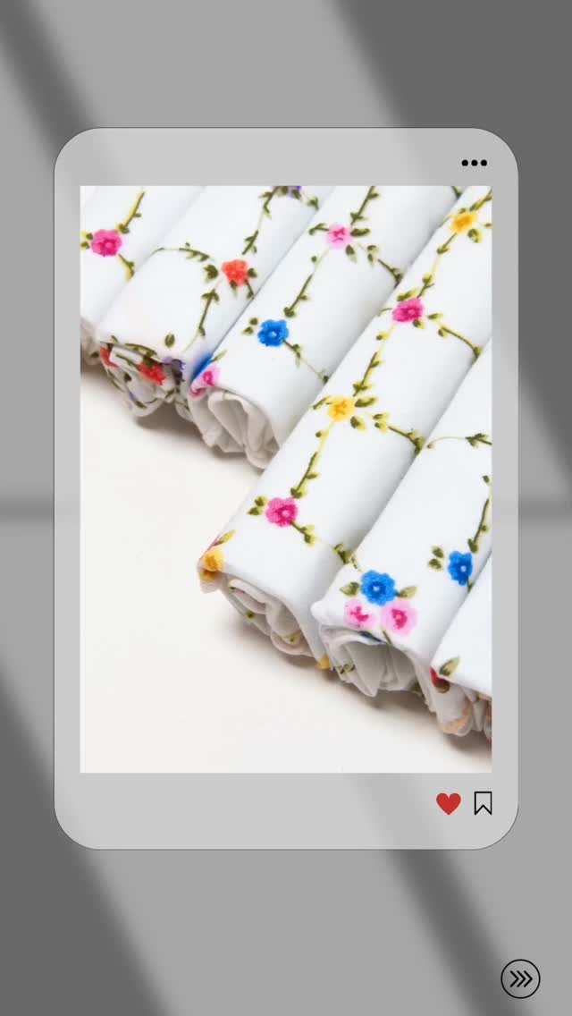 Pov you finally switched to eco-friendly pocket style"
OperaGirl White Floral Hankies
Tag someone who needs to gift you this. 🎁
#hankies #floralprint #purecotton