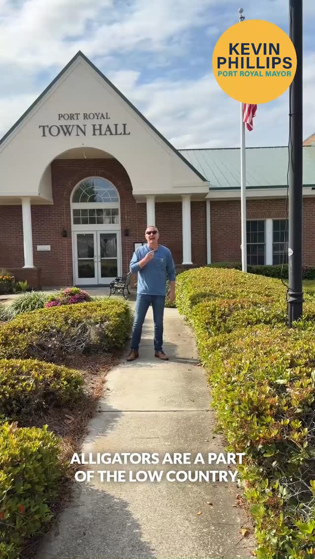 Join us on Tuesday, April 14 at 1:00 PM at Town Hall.
Rebecca Cavalier, a marine alligator biologist with the South Carolina Department of Natural Resources (SCDNR), will be sharing valuable insight into alligator populations, safety practices, habitat conservation, and how to responsibly interact with wildlife in our area.
A great opportunity to learn more about the environment we call home.
#portroyal #lowcountryliving #alligator