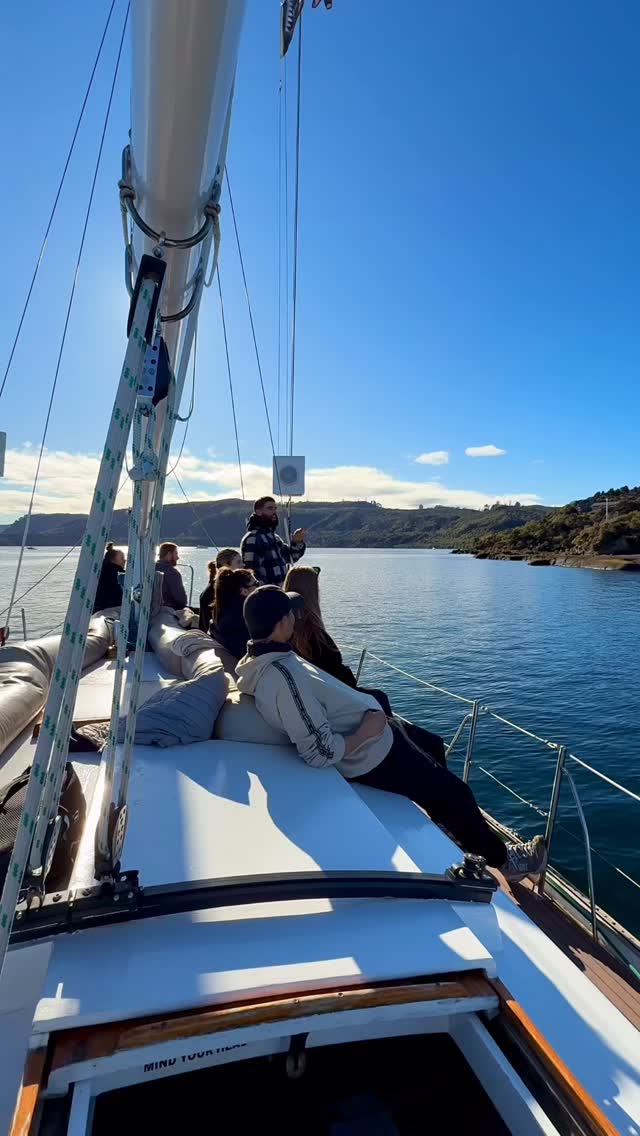 The quietest way to see the Māori Rock Carvings.
No engine rumbling. No diesel smell. Just wind, lake, and 14 metres of carvings you can only reach by boat.
Sailing at 10:30am and 2pm daily.
#SailBarbary #LakeTaupo #MaoriRockCarvings #NZMustDo #SustainableTravel