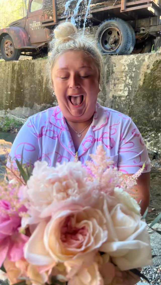 It’s all about making dreams come true!! Our beautiful bride Brittany Gwinn was tickled pink!!