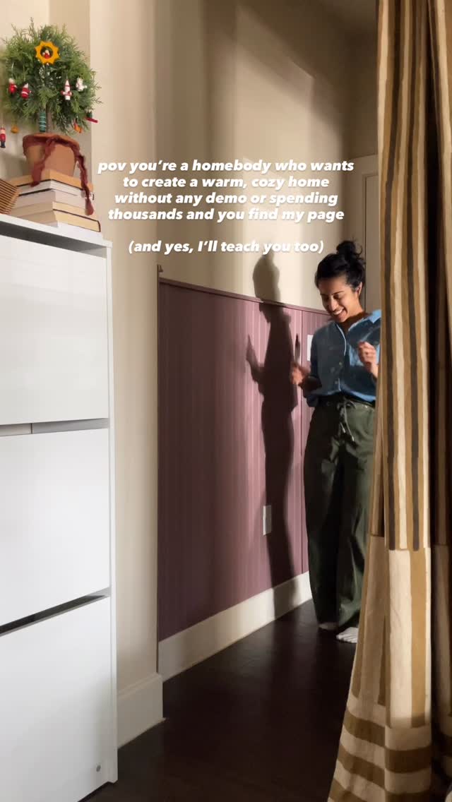 hi, welcome to your imperfectly creative safe place. Please make yourself at home here ~
here’s what you can find in this little corner of the internet:
- creating a cozy home without reno
- mixing vintage and new styles with pops of color
- tips on decorating slowly and thrifting affordable pieces (also sustainable for 🌍 and 👛 )
I created this account because I was done chasing “perfect” and wanted to share snippets of real life interiors - with kids, laundry, budgets. I hope this inspires and gives you confidence to create yours.
If you’re tired of trends,
want a cozy home
or just here to look,
you’re welcome to stay 🕯️