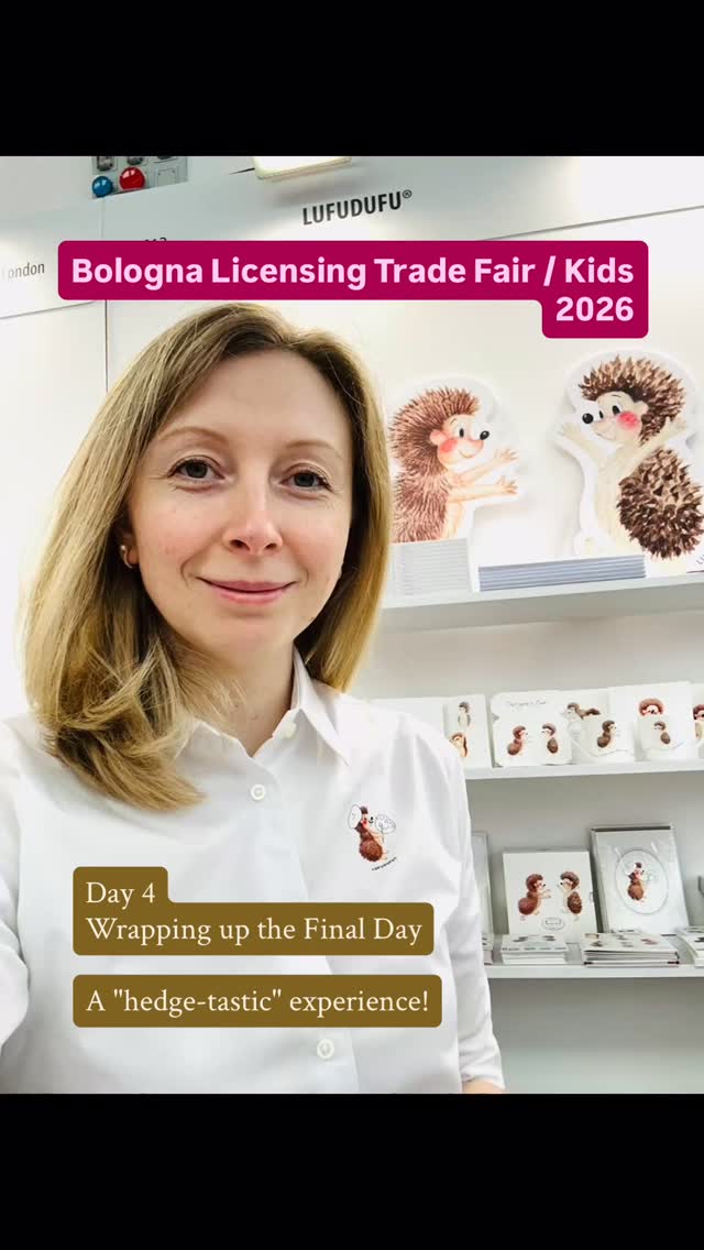 Bologna Licensing Trade Fair / Kids 2026
Day 4. Wrapping up the final day.
A “hedge-tastic” experience!
#lufudufu #bolognalicensingtradefair #bltfk26 #bcbf26 #arts